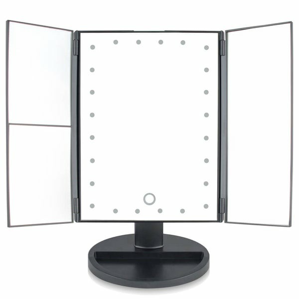 24 Led Touch Dimmable Cosmetic Makeup Mirror With 2X & 3X Magnification Electricals & Tools