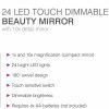 24 Led Touch Dimmable Makeup Mirror Electricals & Tools