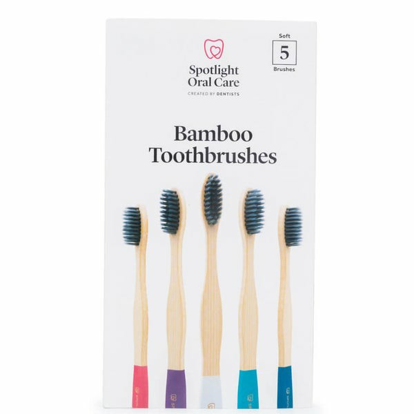 Bamboo Toothbrush Pack (Pack Of 5) Electric Toothbrushes & Flossers