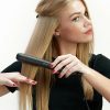 Gold Hair Straightener – Black Electrical Hair Tools