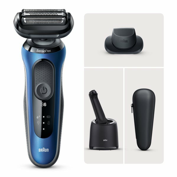 Series 6 60-B7200Cc Electric Shaver, Blue Electric Razors