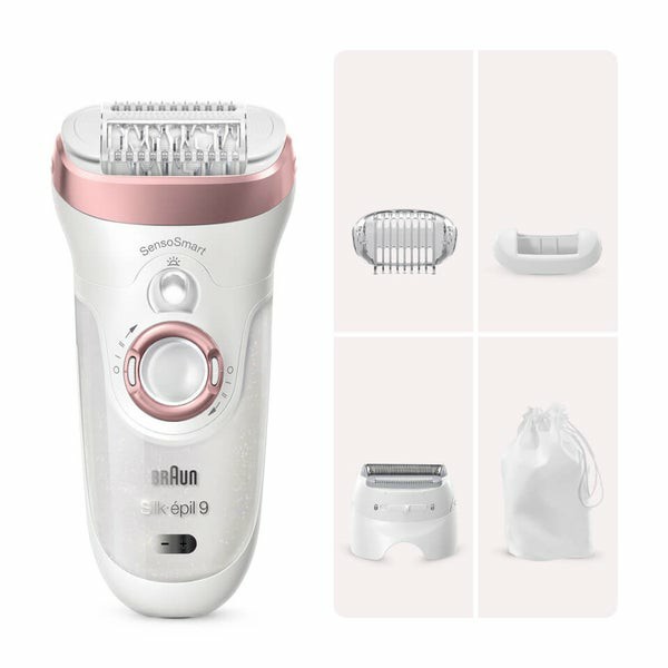 Silk-Épil 9-720 Epilator, Rose Gold White Electricals & Tools