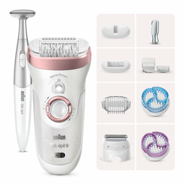 Silk-Épil 9 9/980 Epilator, White/Rose Gold Electricals & Tools