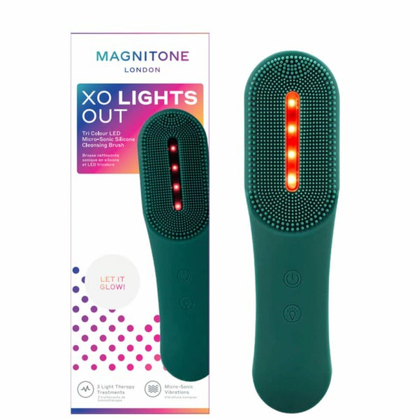 Xo Lights Out Tri-Colour Led Micro-Sonic Silicone Cleansing Brush Electricals & Tools